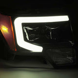 AlphaRex 09-14 Ford F-150 LUXX LED Proj Headlights Plank Style Chrome w/Activ Light/Seq Signal/DRL - 880178