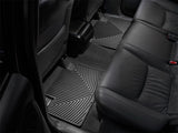 WeatherTech 05-13 Toyota Tacoma Crew Cab Rear Rubber Mats - Black - W136