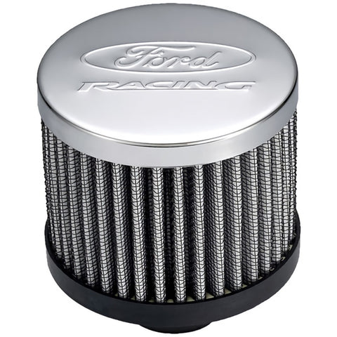 Ford Racing Push In Valve Cover Breather Filter w/Ford Racing Logo Top - 302-236