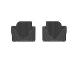 WeatherTech 12+ BMW 3-Series (F30) Rear Rubber Mats - Black - W268