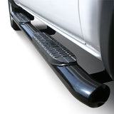 Westin 2005-2018 Toyota Tacoma Double Cab PRO TRAXX 4 Oval Nerf Step Bars - Black - 21-22775