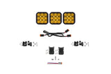 Diode Dynamics SS5 Pro Universal CrossLink 3-Pod Lightbar - Yellow Driving - DD7251
