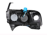 ANZO 1994-2001 Dodge Ram Crystal Headlights Black w/ LED - 111205
