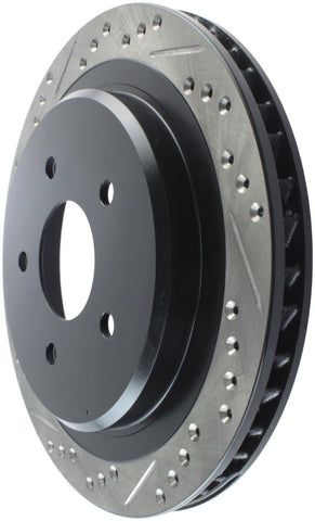 StopTech 97-10 Chevy Corvette Slotted & Drilled Rear Right Rotor - 127.62062R