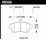 Hawk Performance Ceramic Street Brake Pads - HB500Z.645