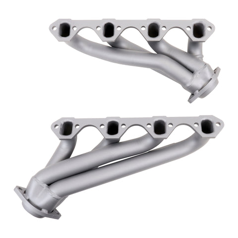 BBK 79-93 Mustang 351 Swap Shorty Unequal Length Exhaust Headers - 1-5/8 Titanium Ceramic - 1511