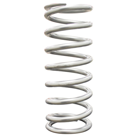 QA1 2-1/2in ID High Travel Spring - 10in Length x 100lbs/in - Silver Powder Coated - 10HT100