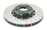 DBA 02-10 WRX / 13+ FR-S / 13+ BRZ Premium Front Drilled & Slotted 5000 Series Rotor w/ Black Hat - DBA5010BLKXS