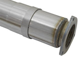 aFe ATLAS 5in DPF-Back Alum Steel Exhaust System w/Polished Tip 2017 Ford Diesel Trucks V8-6.7L (td) - 49-03090-P