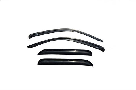 AVS 01-12 Ford Escape Ventvisor Outside Mount Window Deflectors 4pc - Smoke - 94059