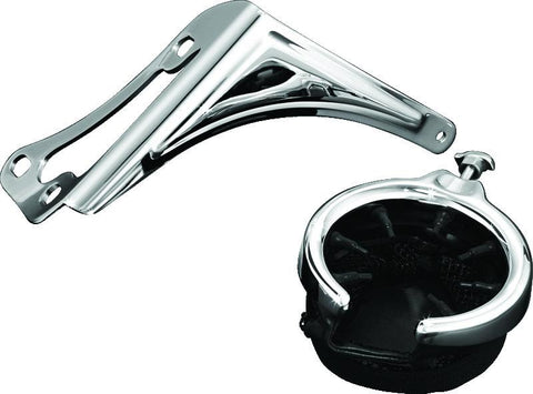 Kuryakyn Passenger Drink Holder With Basket 98-13 Touring Right Side Chrome - 1482