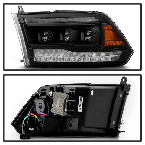 Spyder 13-18 Dodge RAM 1500 / 13-19 RAM 2500/3500 Projector Headlights - 5088673