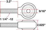 SPC Performance xAxis Rod End Ball Joint - 15742