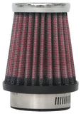 K&N Universal Chrome Filter 1 9/16 inch FLG / 2 5/8 inch Bottom / 2 inch Top / 3 inch Height - RC-2290
