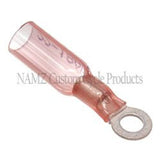 NAMZ Heat Sealable No.8 Ring Terminals 22-18g (25 Pack) - NIS-19164-0086