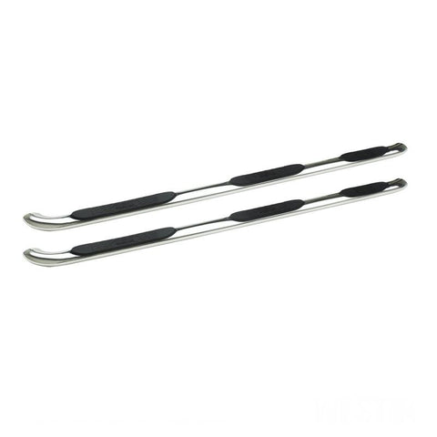 Westin 2015-2018 Ford F-150 SuperCab (6.5ft Bed) Platinum 4 Oval WTW Nerf Step Bars - SS - 24-54610