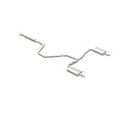 MagnaFlow Cat-Back SS 2.25/2.5in Dual Split Rear Exit Polished 3in Tip 2015 Chev Impala 3.6L V6 - 19023