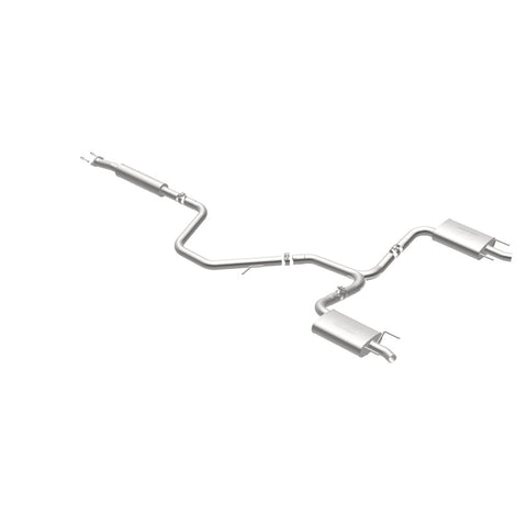 MagnaFlow Cat-Back SS 2.25/2.5in Dual Split Rear Exit Polished 3in Tip 2015 Chev Impala 3.6L V6 - 19023