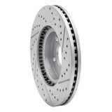 R1 13-19 Mazda 6 Front Left Drilled & Slotted Geo-Carbon Rotor - 830-80080L