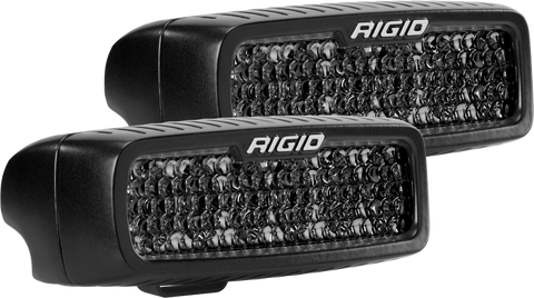 Rigid Industries SR-Q Series PRO Midnight Edition - Spot - Diffused - Pair - 905513BLK