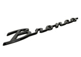 Ford Racing 21-24 Bronco Classic Script Fender Badge Kit - Gloss Black - M-1447-BSGS