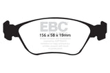 EBC 98-05 Volvo C70 2.3 Turbo T5 (16in Wheels) Yellowstuff Front Brake Pads - DP41362R
