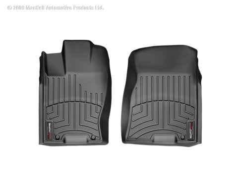 WeatherTech 09+ Kia Borrego Front FloorLiner - Black - 441821