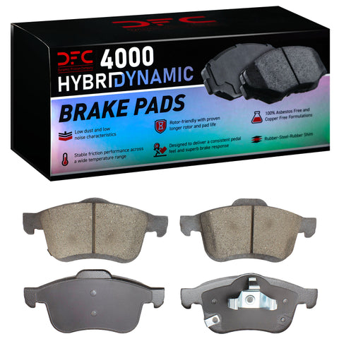 DFC 14-19 Fiat 500L Front 4000 Hybridynamic Brake Pads - 4000-1721-00