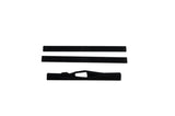AVS 96-99 GMC C1500 (3 Door) Stepshields Door Sills 3pc - Black - 90924