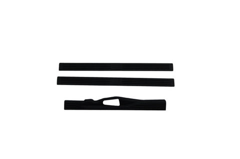 AVS 96-99 GMC C1500 (3 Door) Stepshields Door Sills 3pc - Black - 90924