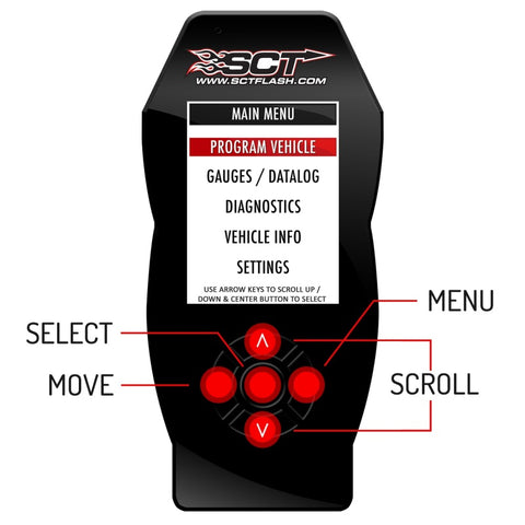 SCT Ford Cars & Trucks (Gas & Diesel) X4 Power Flash Programmer EO Certified - 7015PEO