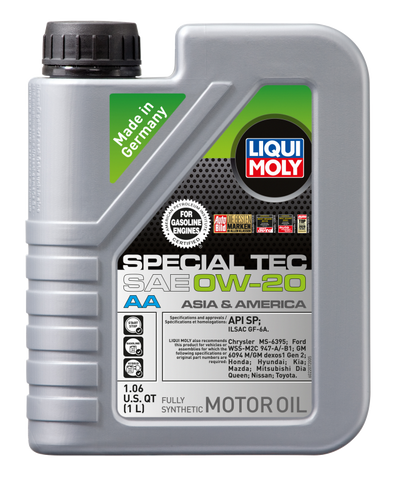 LIQUI MOLY 1L Special Tec AA Motor Oil SAE 0W20 - 2207
