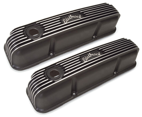 Edelbrock Valve Cover Classic Series Ford 1958-1976 FE V8 Black - 41623