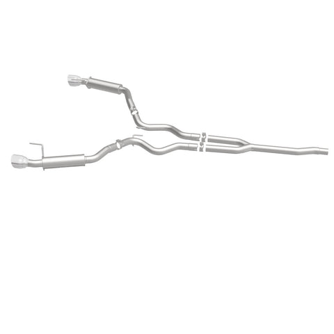 MagnaFlow Cat-Back 15-16 Ford Mustang 2.3L L4 Competition SS 3in Dual Split Rear 4.5in Black Tips - 19256