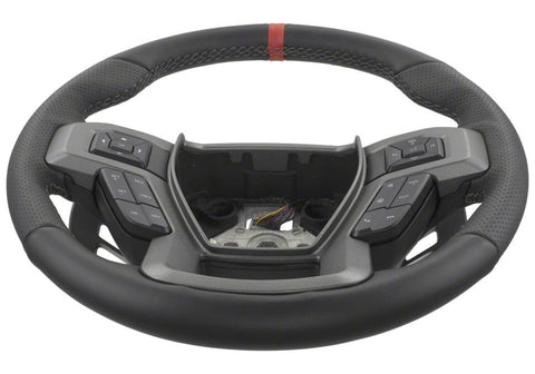 Ford Racing 15-18 F-150 Raptor Performance Steering Wheel Kit - Red Sightline - M-3600-F15RRD