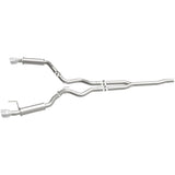 MagnaFlow Cat-Back 15-16 Ford Mustang 2.3L L4 Competition SS 3in Dual Split Rear 4.5in Black Tips - 19256