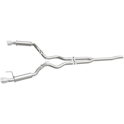 MagnaFlow Cat-Back 15-16 Ford Mustang 2.3L L4 Competition SS 3in Dual Split Rear 4.5in Black Tips - 19256