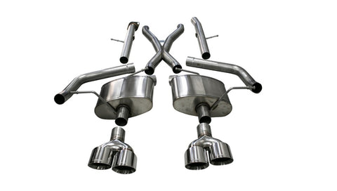 Corsa 18-21 Jeep Grand Cherokee TrackHawk 6.2L Xtreme Cat-Back Dual Rear Exit w/4.5in Polished Tips - 21052