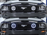 Raxiom 05-12 Ford Mustang GT LED Halo Fog Lights (Smoked) - 49134