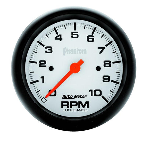 Autometer 85.7mm White Switchable 260 MPH / 260 KM/H Speedometer Phantom Elite Digital Gauge - 6789-PH