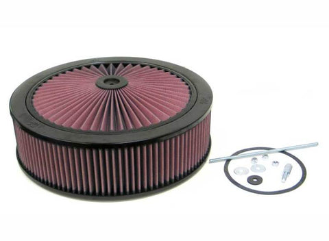 K&N X-Stream Top Assembly 14in OD 5.125in Neck Flange 4.62in H w/Choke - 66-3210