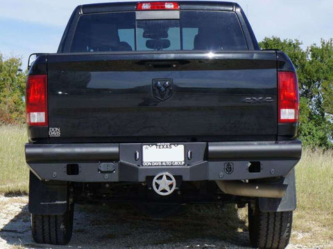 Road Armor 10-18 Dodge 2500 Vaquero Rear Non-Winch Bumper - Tex Blk - 410VR0B