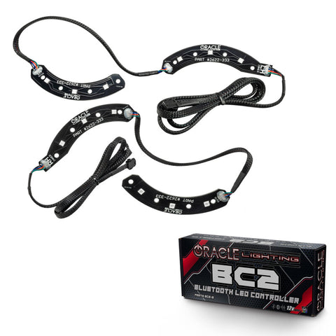 Oracle 14-15 Chevy Camaro RS Headlight DRL Upgrade Kit - ColorSHIFT w/ BC1 Controller - 2622-335