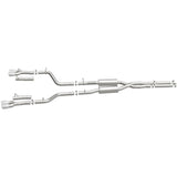 MagnaFlow Cat-Back, SS, 2.5in, Quad Split Rear 3.5in Tip 2015 Dodge Challenger 3.6L V6 - 19217