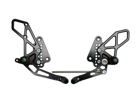 Vortex Racing 99-21 Suzuki GSX-R1300 R Hayabusa Rear Set- Black - RS532K