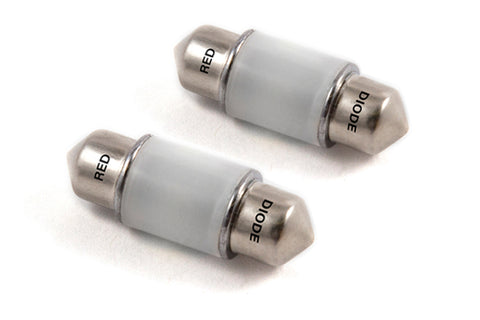 Diode Dynamics 31mm HP6 LED Bulb LED - Red (Pair) - DD0301P