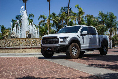 Addictive Desert Designs 17-18 Ford F-150 Raptor Stealth Fighter Front Bumper w/ Winch Mount - F111202860103