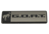 Ford Racing Bronco/Bronco Sport G.O.A.T. Badge - Black/Black - M-1447-GOATBLK