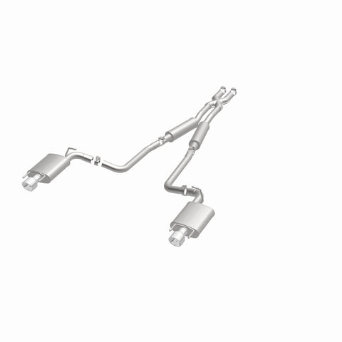MagnaFlow 10-12 Cadillac CTS V6 3.0L (Exc AWD) Dual Split Rear Exit Stainless Cat Back Perf Exhaust - 15136