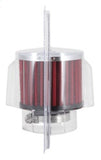K&N 1.375 inch ID 3 inch OD 2.5 inch H Clamp On Crankcase Vent Filter - 62-1440
